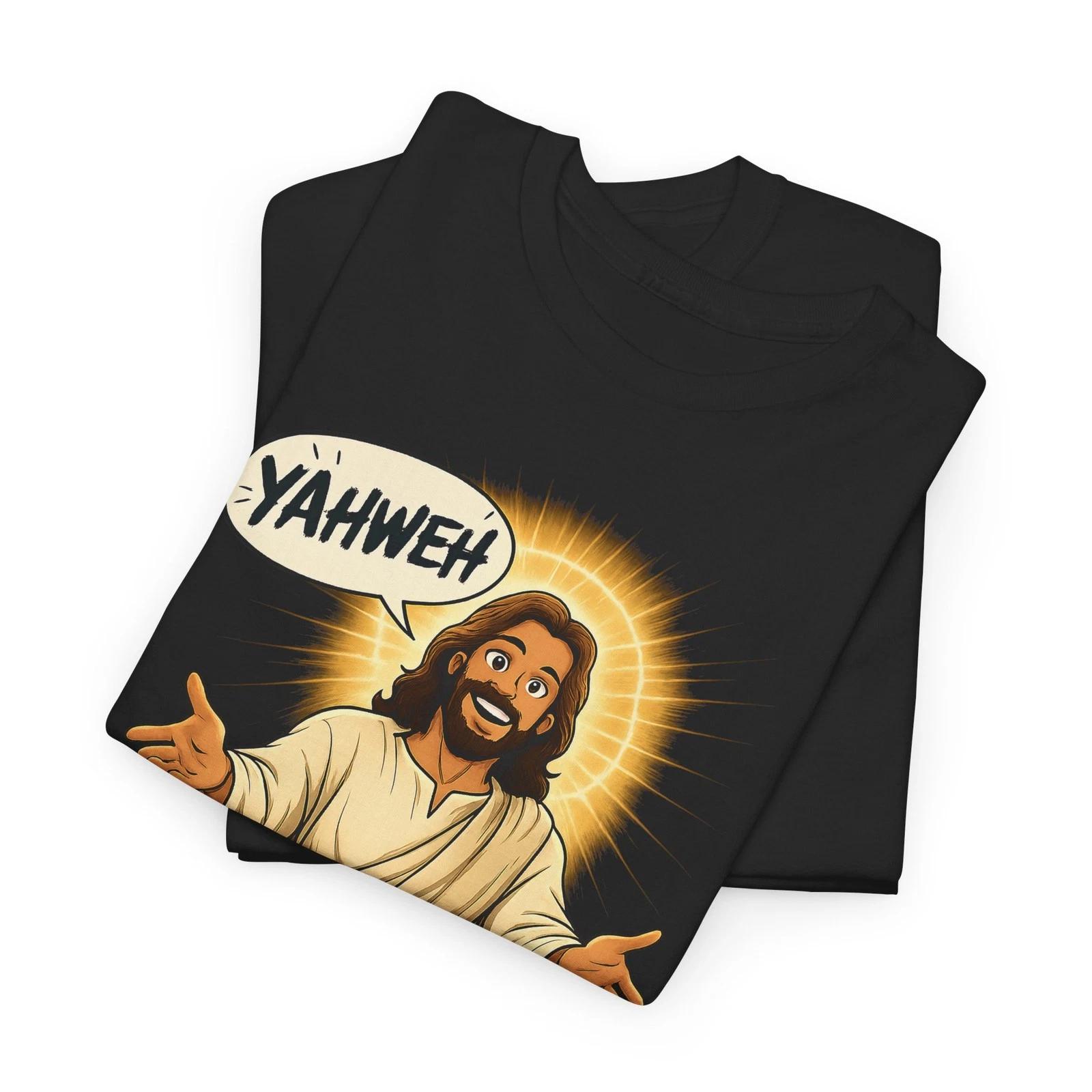 YAHWEH Jesus Faith T-Shirt Christian Gift Religious Tee S-5XL M