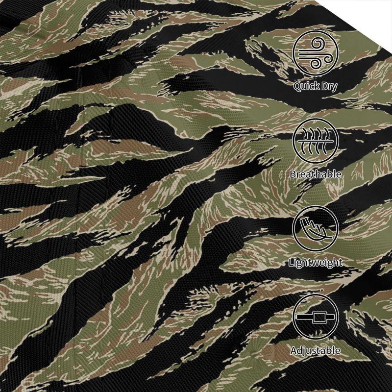 Tiger Stripe Camouflage Military Camo Baseball Cap Unisex Adjustable Hip Hop Hat Sun Hats Outdoor Casual Sports Snapback Cap