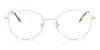 Full Rim Oval Gold Barb Tt 141 001 Fashion Women Eyeglasses