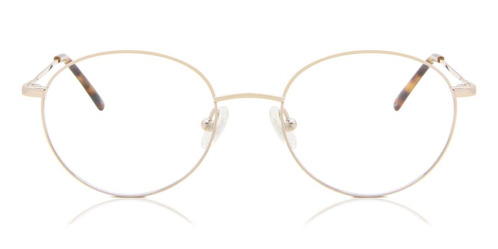 Full Rim Oval Gold Smartbuy Collection Barb Tt 141 001 Fashion Women Eyeglasses