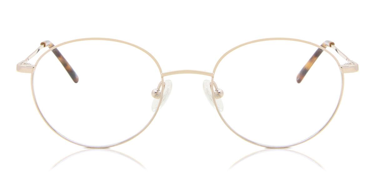 

Full Rim Oval Gold Smartbuy Collection Barb Tt 141 001 Fashion Women Eyeglasses Gold/49-19-140
