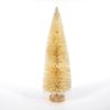 Schnee-beflockter Mini-Sisal-Weihnachtsbaum: Künstliche Weiße Zeder in verschiedenen Größen zur Dekoration von Mikrolandschaften