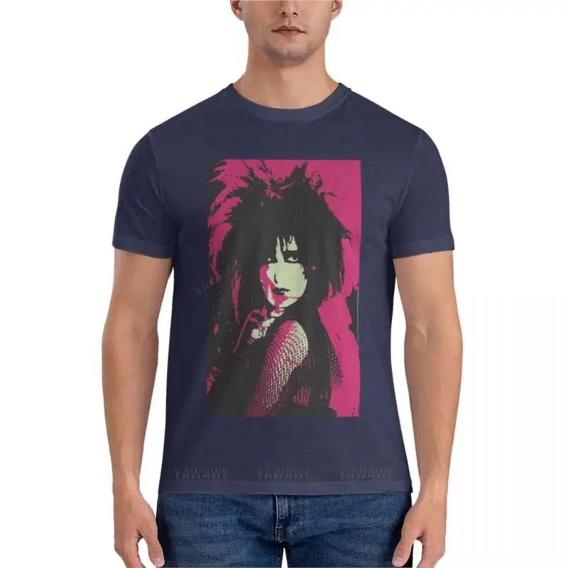 Tshirt Male Summer Tops Siouxsie SiouxFitted TShirt Men Clothing O Neck Shirt Tshirts Man