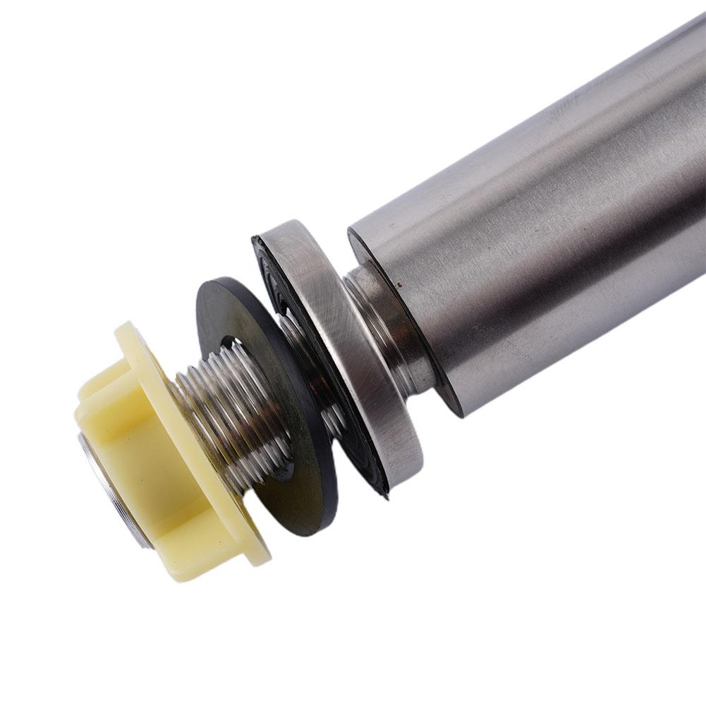 Badrumshandfat Kran Rostfritt Stål Silver Enkel Kall Bänkblandare Köksblandare Ersättning Badrumstillbehör