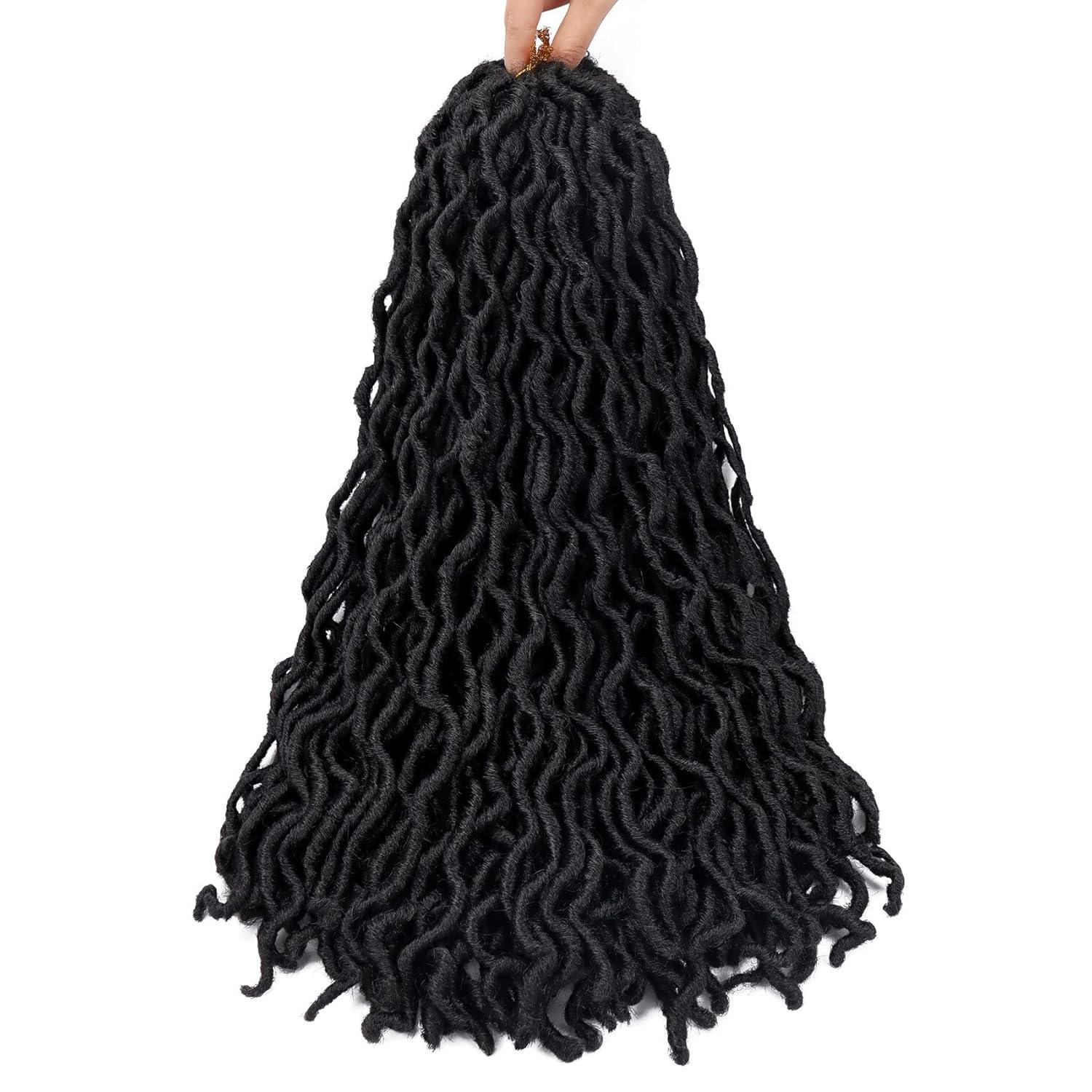 

14pcs Synthetic Crochet Hair - 18 Inch Curly Gypsy Locs