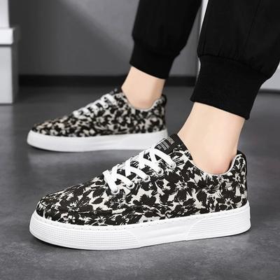 Canvas Print Sneakers Non Slip Classic Original Work Luxury Sale Retro Male Shoe In Promotion Breathable On Men's Casual Shoes