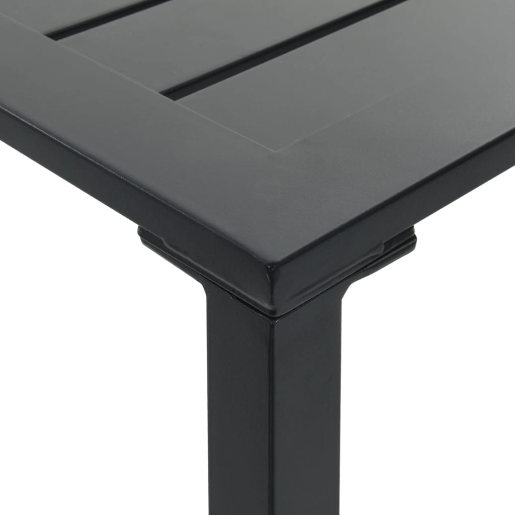 Bartisch Schwarz 50x50x110 cm Powder Coated Steel