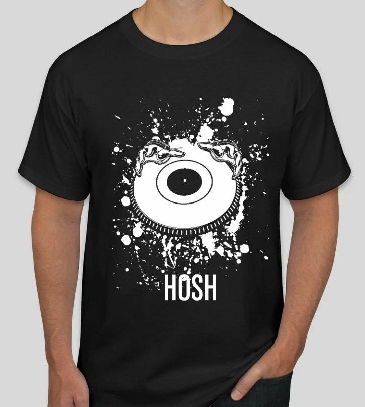 HOSA DJ Футболка Футболка Техно Музыка Танцевальный клуб Проигрыватель S