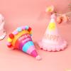 10Pcs/Bag Happy Birthday Party Hats Rainbow Diy Handmade Cap Crown Baby Shower Decoration Boy Girl Birthday Party Photo Props