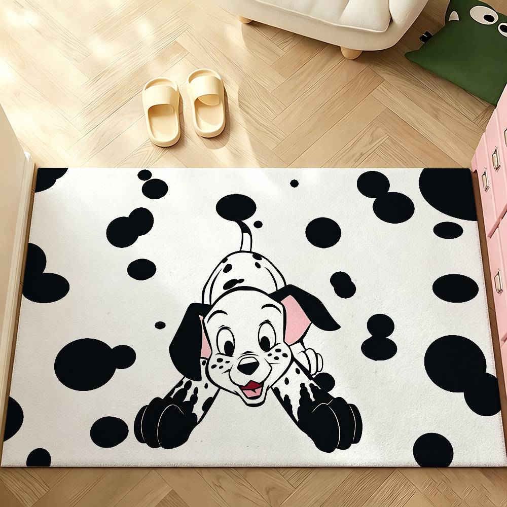 Classic Cartoon-101-D-dalmatiansS Cute Carpet Bathroom Anti-slip Door Mat Home Decoration Mat Entrance Door Scratch-resistant