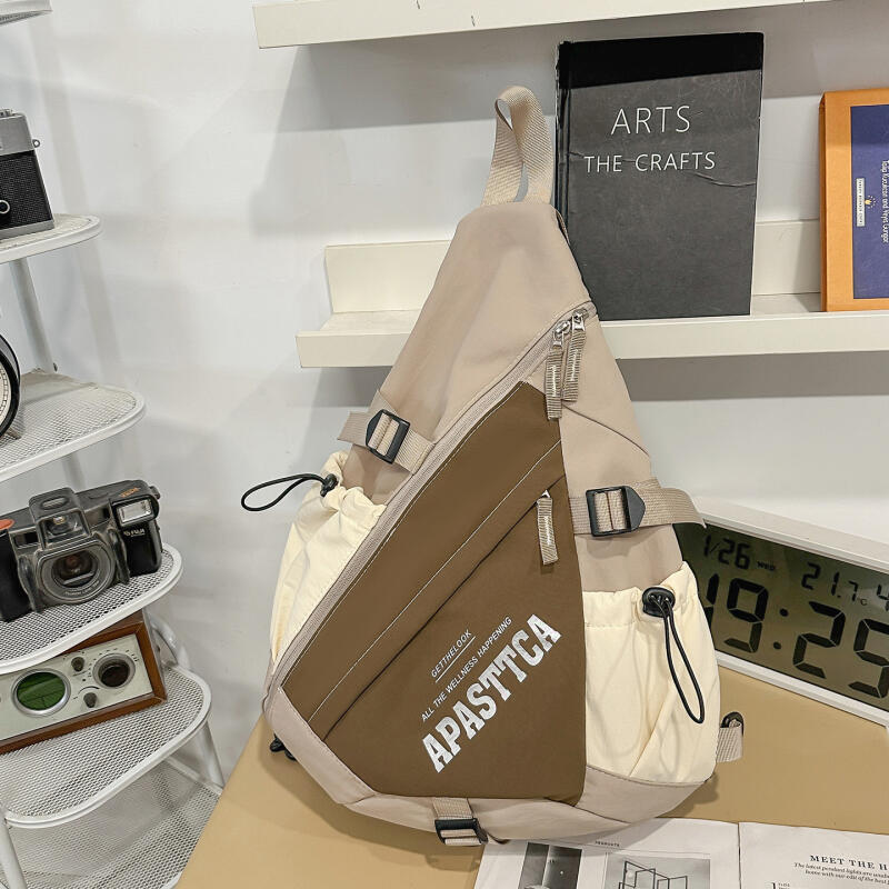 Men's Multi-use Crossbody Bag Lightweight Chest Bag Commuter Backpack Women's Outdoor Sports Backpack