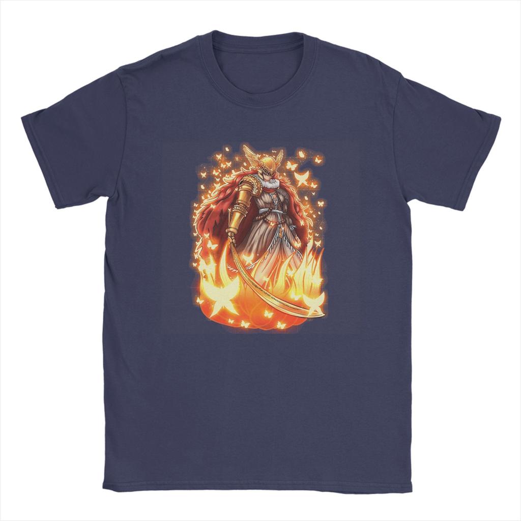 Malenia Blade Of Miquella T Shirt Beach  Trending T Shirts Men's Cotton O Neck 4XL 5XL 6XL Clothes Short Sleeve Y2K Basic Tops