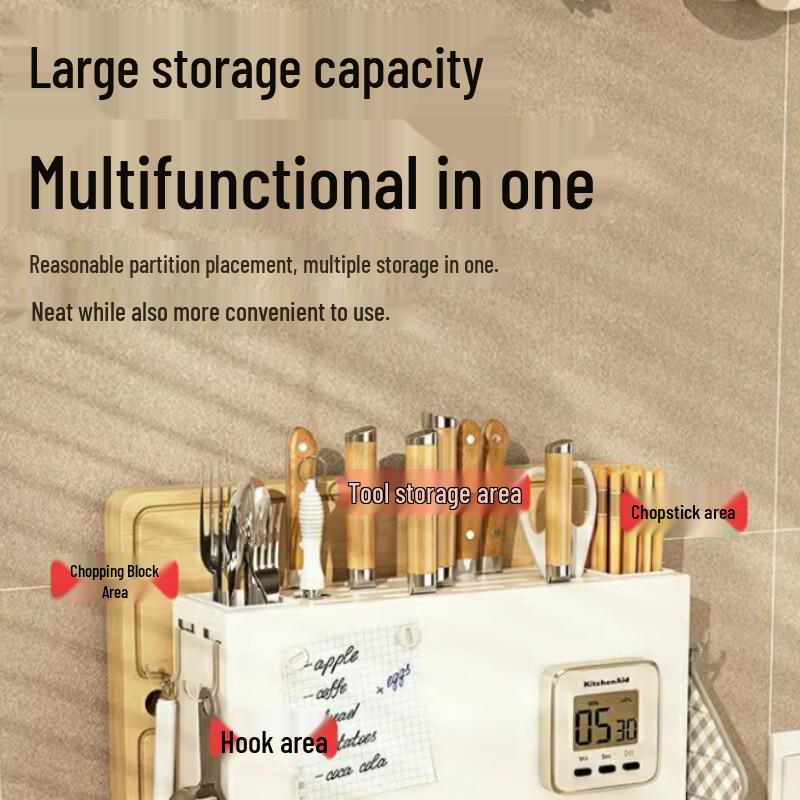 Magnetischer Küchenmesser- und Utensilienorganizer