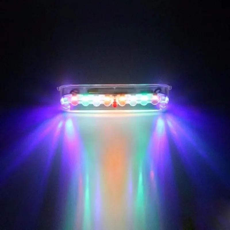 

Solar LED Car Anti-rear-end Collision Light Anti-collision Warning Wiring Free Light Vibration Sensor Flashing Breathing Light разноцветный