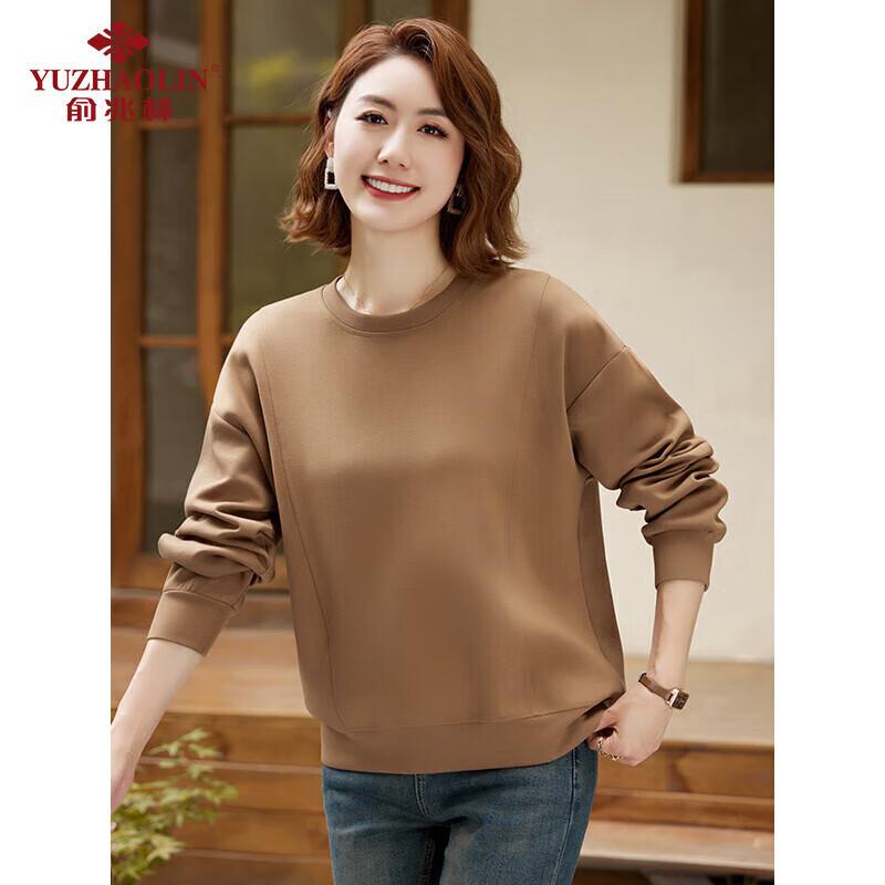 Yuzhaolin Women s Round Neck Long Sleeve Sweatshirt S