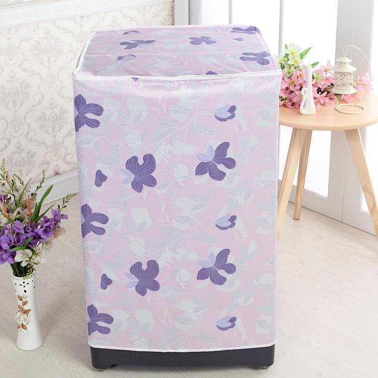 Kang's Satin Fabric Dust Cover for Vertical Pulsator Double Tub Washing Machines