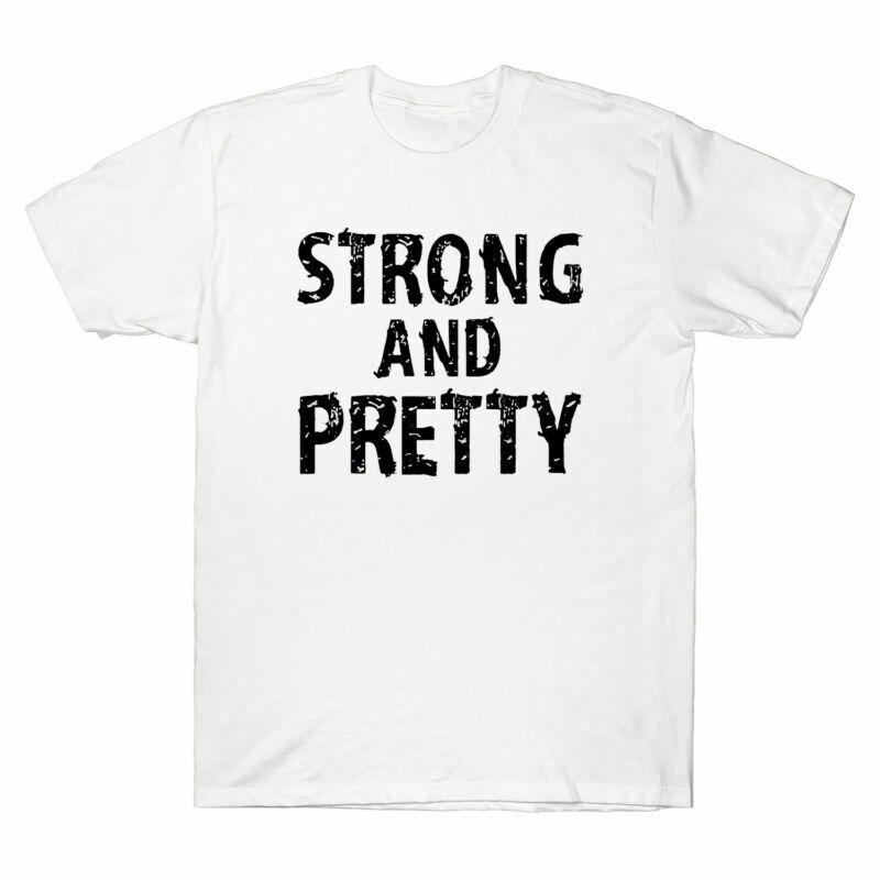 And Strongunisex Gift Unisexs Workout Pretty Vintage Retro Gym Strong Funny Tshirt