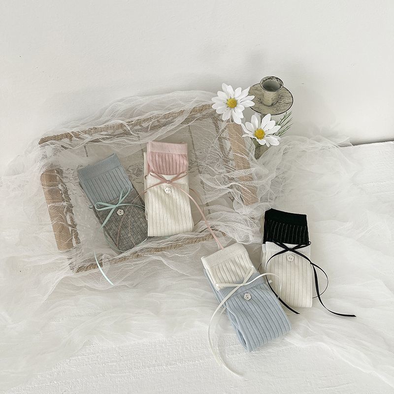 3pairs Girls Summer Thin Mesh Socks | Princess Style Calf/Knee-High Socks with Bowknot - Kids Girls Breathable Netting Stockings