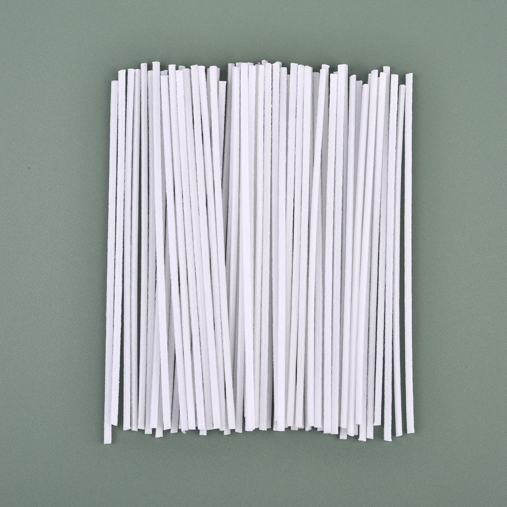 50pcs/Lot Smokeless Candle Wicks 8-20cm Pre-Waxed Cotton Core Wicks DIY Soy Wax Core Woven Kerosene Lamp Candles Making Supplies