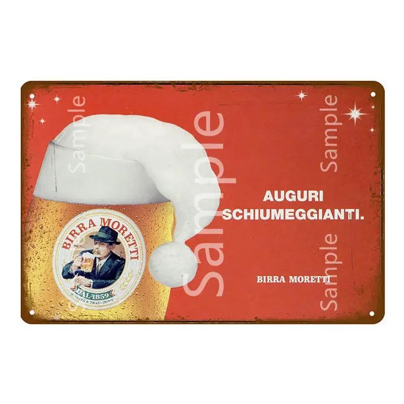

Пиво Moretti пиво метал дитячий вінтажний паб бар клуб чоловік печера олово пластини настінний декор італійський алкогольний напій метал 30x40cm(11.8x15.7inch)