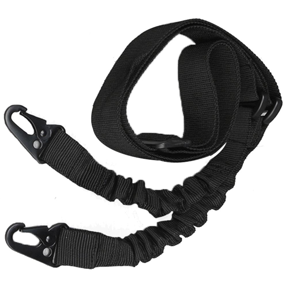 2 Point Sling Strap Multifunction Tactical Shoulder Strap Adjustable Sling Shoulder Rope Elastic for Climbing