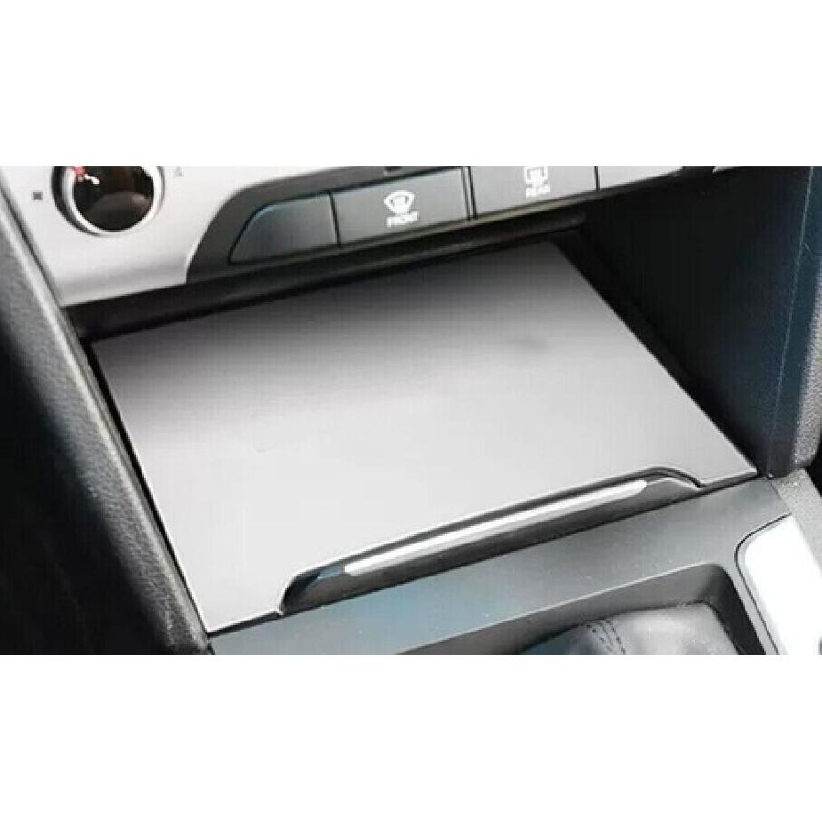 For Hyundai Elantra 2017-2018 Steel Silver Console Cigarette Lighter Panel Trim