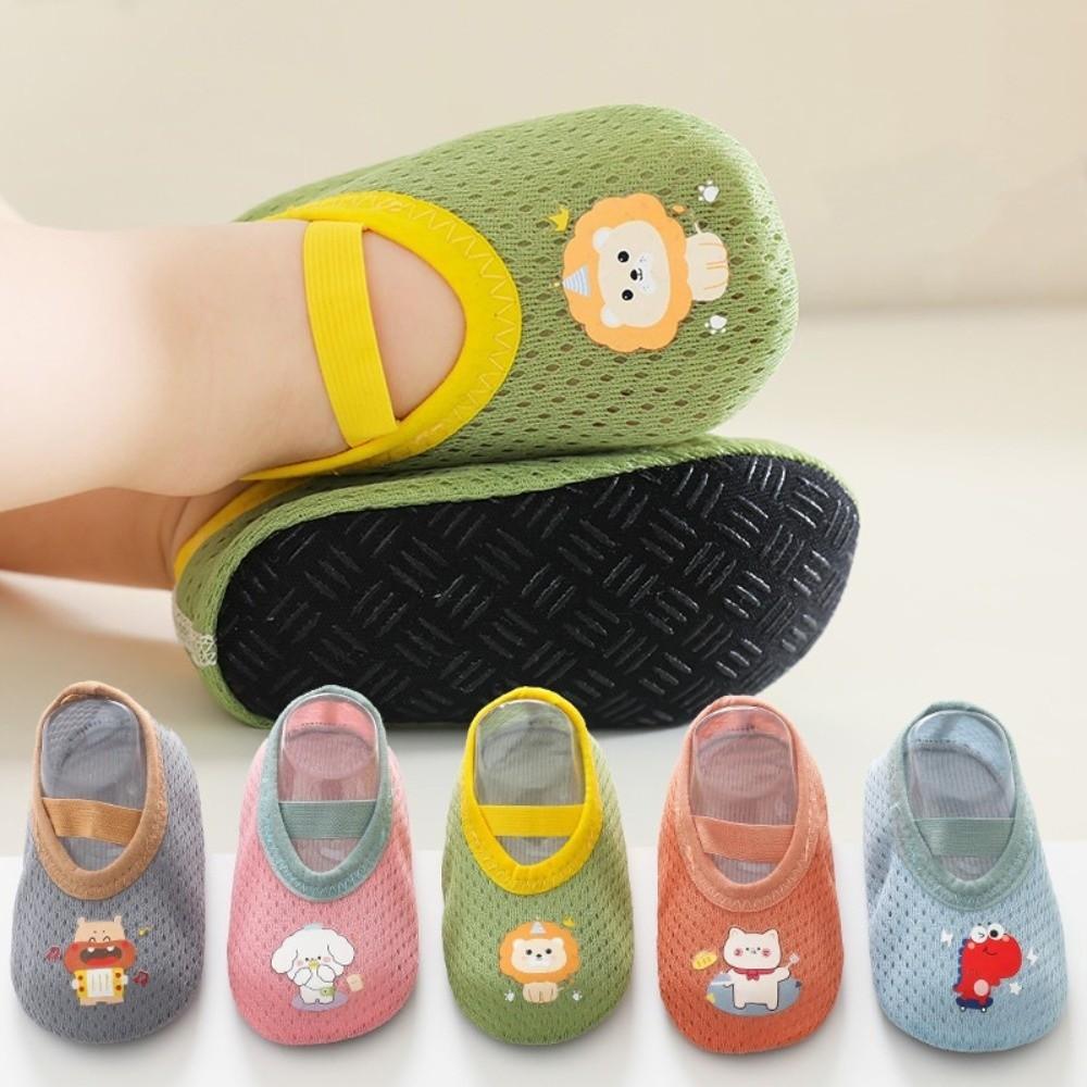 Soft Sole Baby Shoes Anti-slip Barefoot Shoes Cartoon First Walk Shoes Casual Toddler