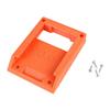 Wall Mounted Battery Storage Organizers Plastic Display Rack Drop Resistant Battery Tool Holder Base Fixing Devices