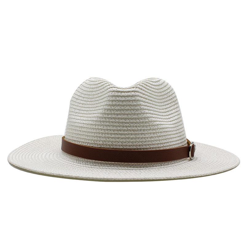 Panama straw hat panama European and American sun hat summer sun protection travel vacation beach woven cowboy hat