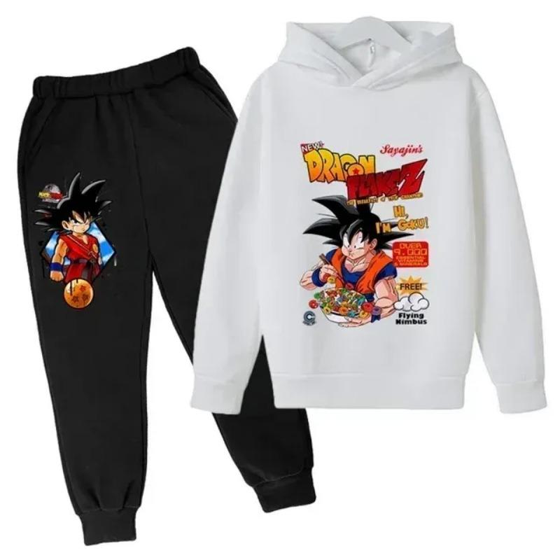 2025 Hanorac Anime Dragon Ball Z 2-14 ani Hanorace pentru copii Haina anime Goku Hanorac Băieți Fete Hanorac Mărime copil 100-160cm
