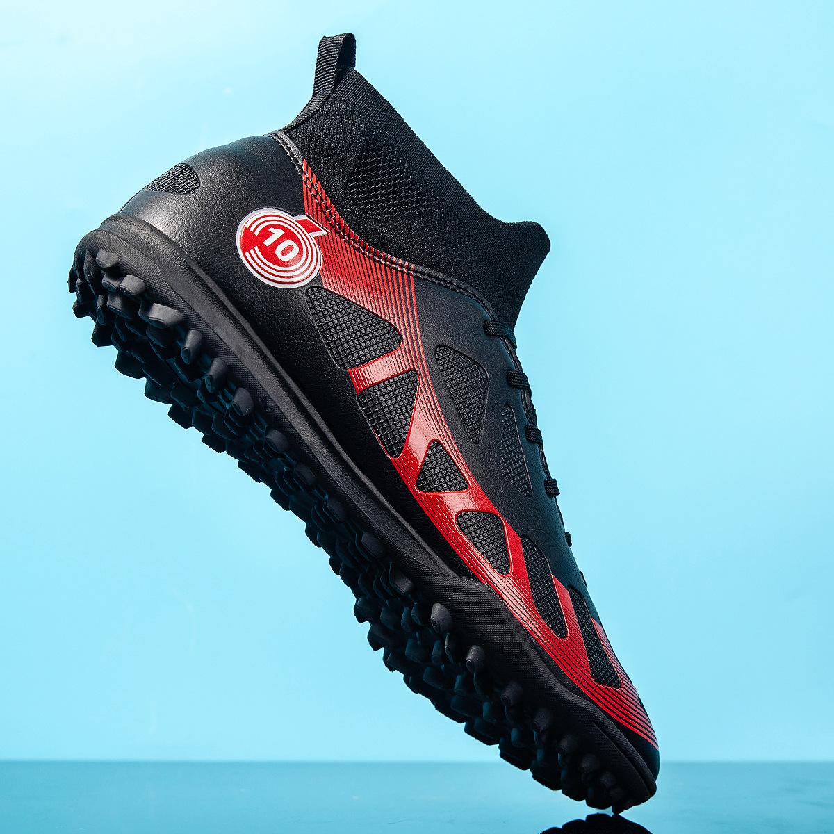 

New football shoes high-top broken nails professional training football shoes long nails foreign trade large-size football shoes men s spot 46