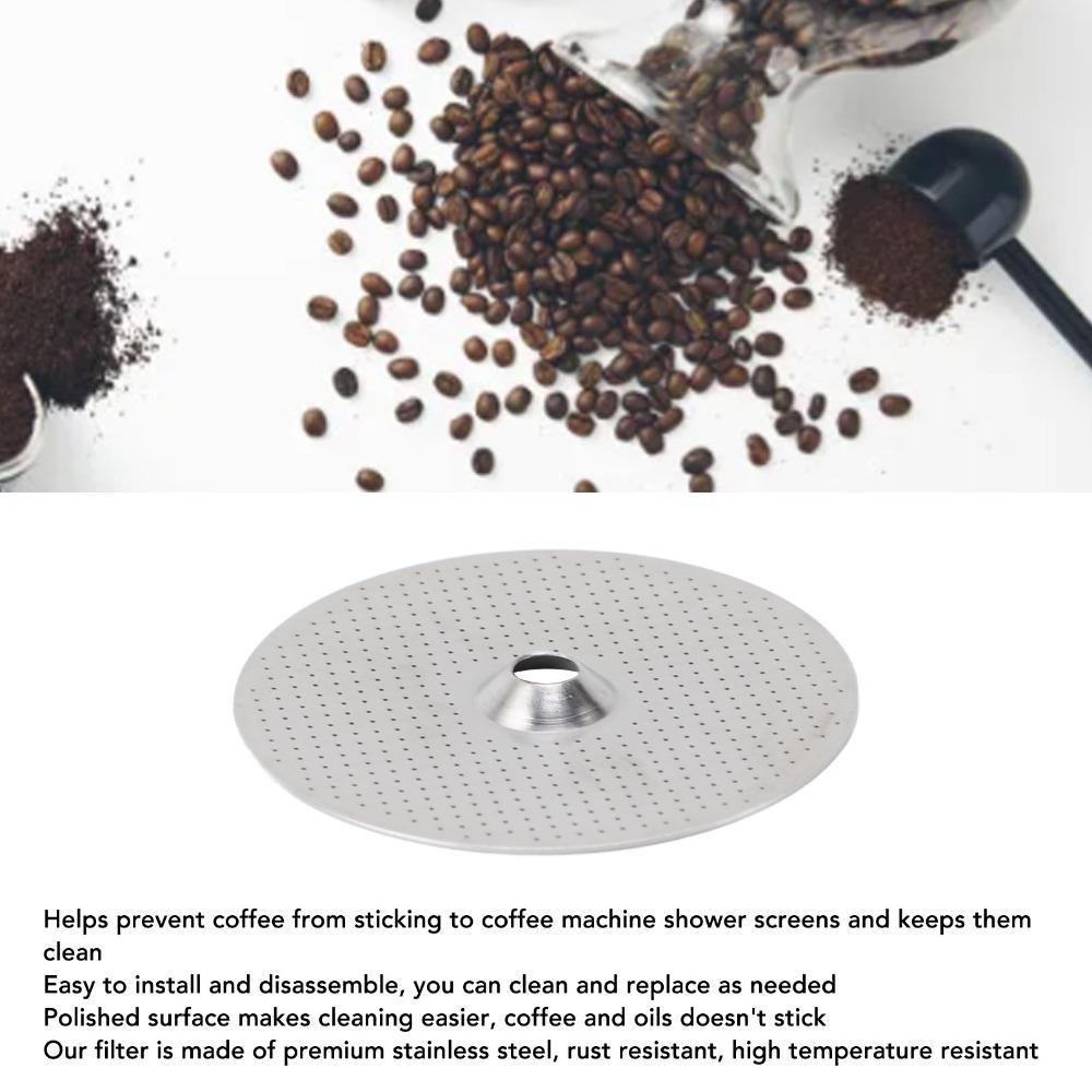 4pcs set Stainless Steel Puck Screen 4 Pack Reusable Coffee Filter For Coffee Maker