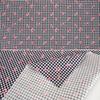 Set of 7 Checkered Bow Patchwork Cut Nordic Cotton 46x56cm Fabrics, Cloths, Scraps,