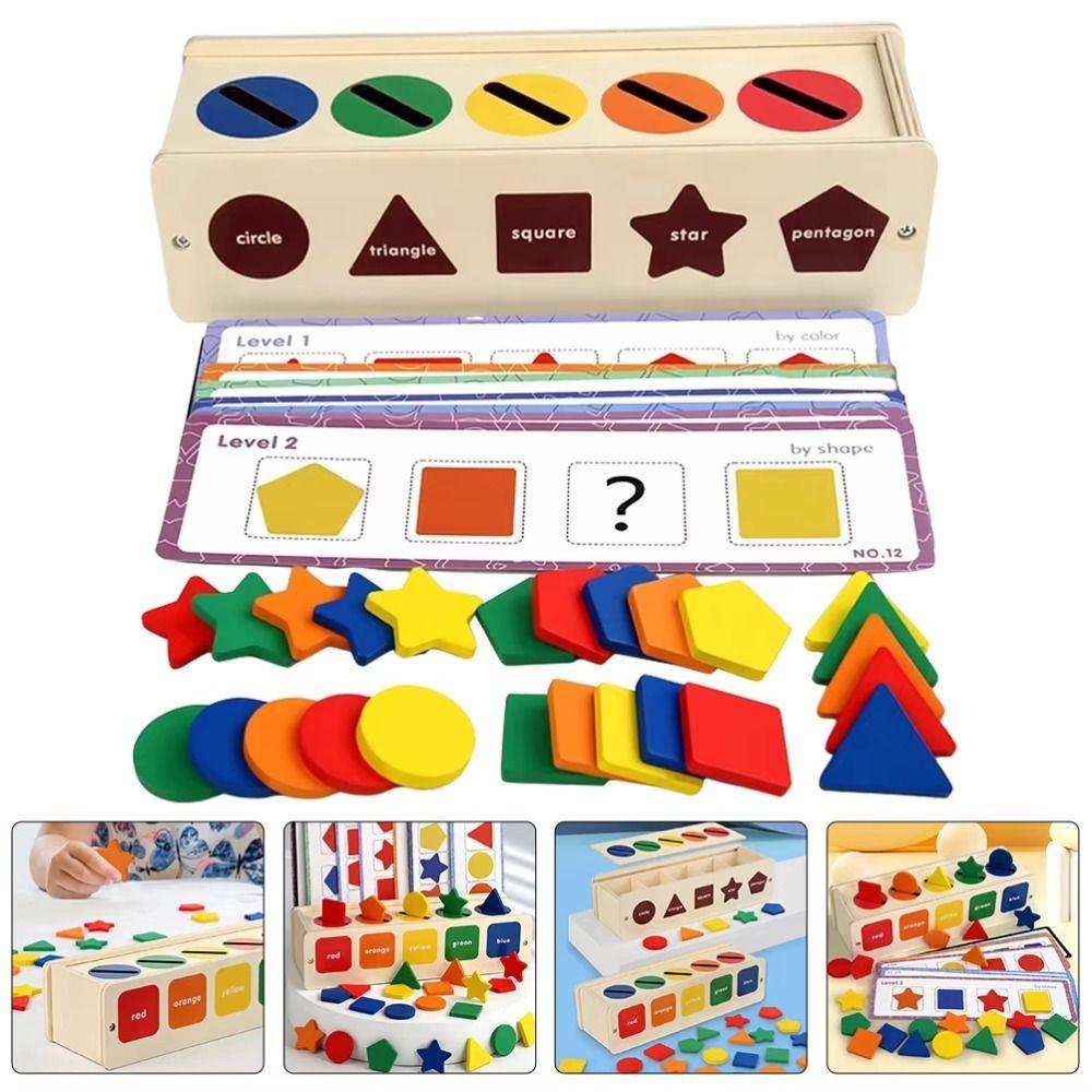 Geometric Cognition Shape and Color Sorting Toy Shape Sorting Educational Toys Baby Boys Girls