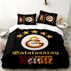 Galatasaray 3pc Set Perfect for Bedroom Use Comfortable Bedding Set Includes a Duvet Cover and Two Pillowcases Ideal Birthday or Christmas Gift