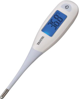 Underarm Washable Measurement Predictive Bendable Large Screen BT-470 Thermometer, Blue, Head, Temperature, Tip, Backlit,