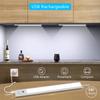 LED Motion Sensor Light Night Light Wireless USB Under Cabinet Light for Kitchen Cabinet Bedroom Wardrobe Sensor Indoor Lighting