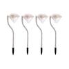4Pcs Solar Lights Garden LED Colour Changing Diamond Solar Lights