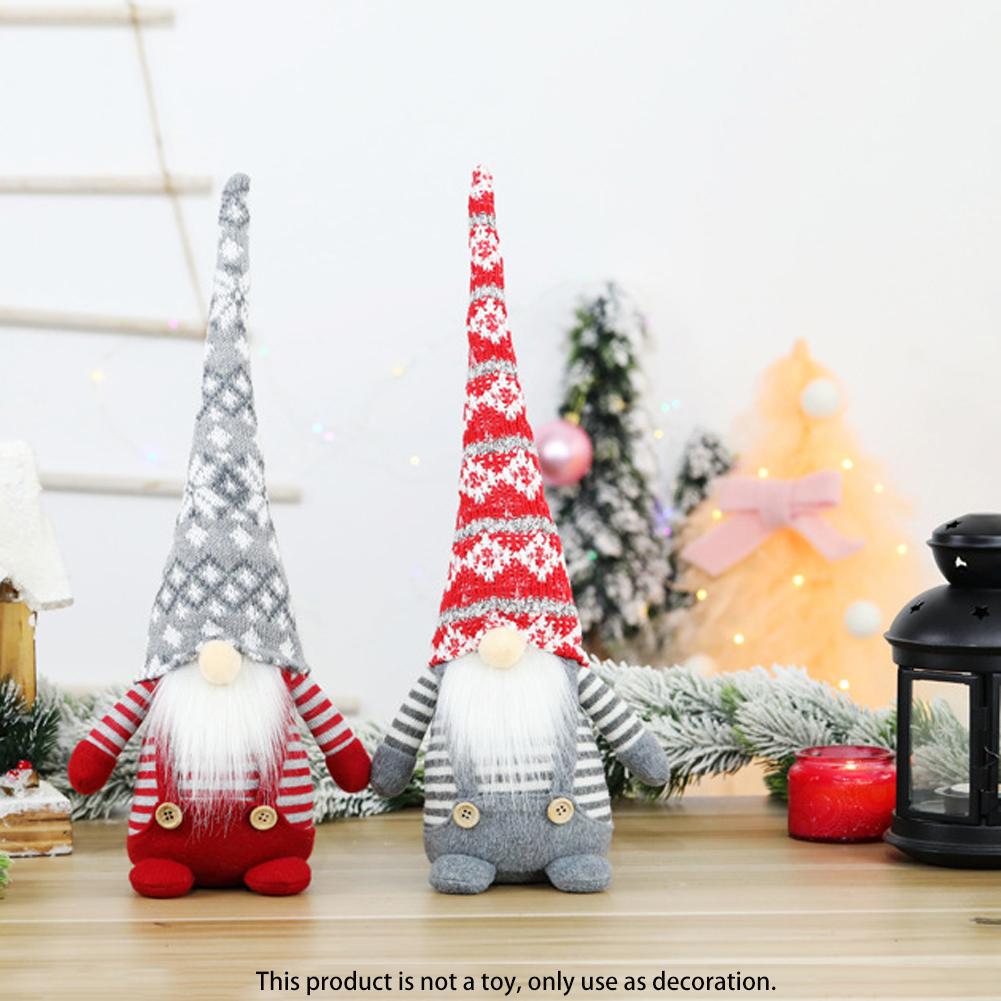 Gesichtsloser Puppen Weihnachtsanhänger, 1 Stück Wichtel Plüsch Dekorationen Weihnachtsschmuck für Weihnachten Weihnachtsgeschenke Frohes Neues Jahr Deko