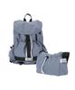 Viamonoh Truvi Rucksack + Crossbody Bag Set (Blue)