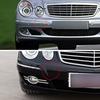 Car Front Bumper Tow Hook Cover Cap Silver For Mercedes Benz E Class W211 2003-2006 E260 E300 E350 E400 2118850026 2118851022