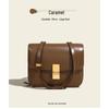Borsa a Scatola Tofu in Vera Pelle Retrò 2025: Borsa a Tracolla Quadrata di Alta Gamma per Donna - Matrimonio & Moda