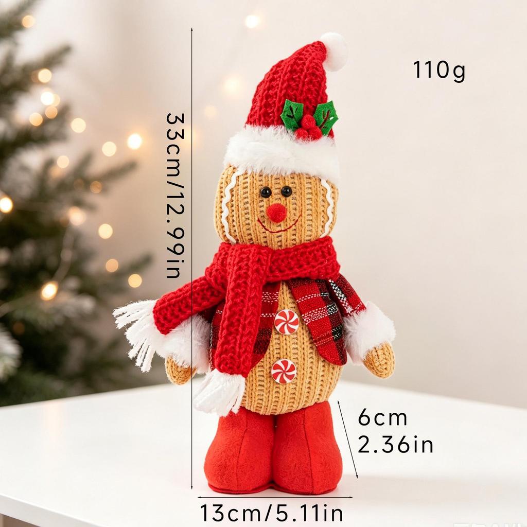 Gingerbread Man Christmas Ornaments: Festive Home Décor Figurines