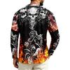 Men's Raglan Long Sleeve T-Shirt Casual Neck Pullover for Everyday Wear