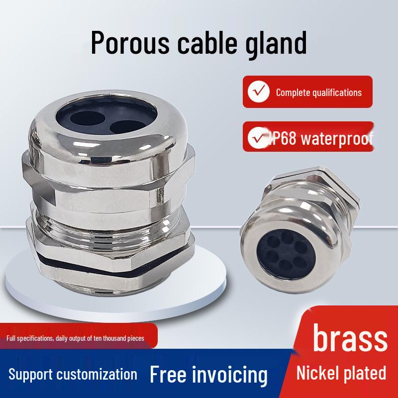

Star Nickel-Plated Waterproof Connector for American and British Standard Cables M12×1.5-H2-03