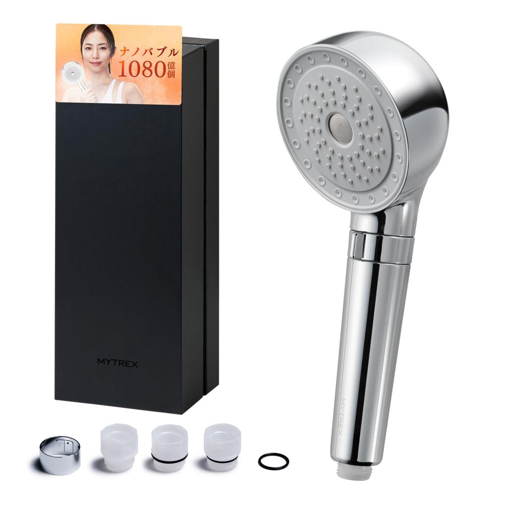 MEGUMI's Favorite MYTREX HIHO FINE BUBBLE+ Shower Head, Micro-Nano Bubble, Water-Saving, Gift, Hiho Fine Bubble Plus (MT-HFBP22SL)