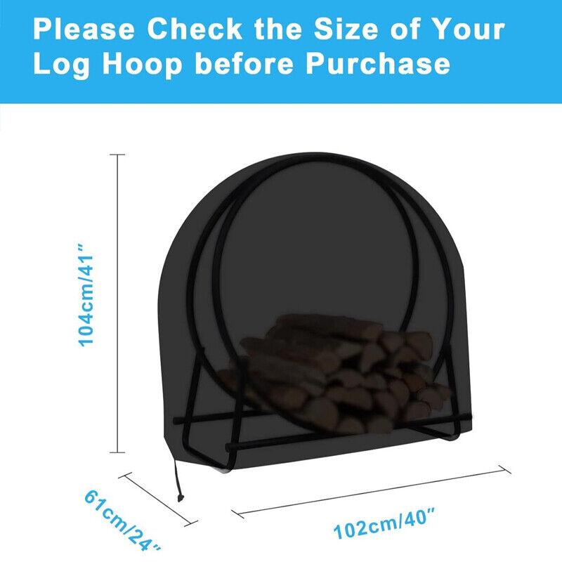 Waterproof Heavy Duty Outdoor Dust Cover for Semi-Circular Firewood Rack Uv Sunscreen Protection Rain-Resistant Storage Solution