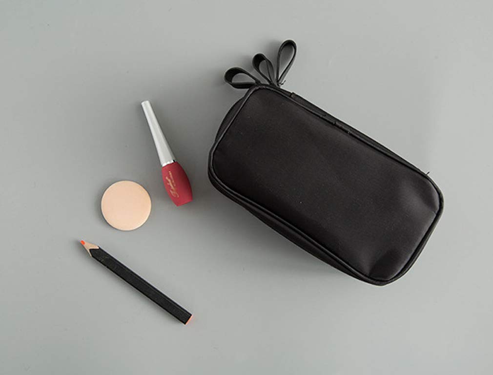 Lightweight Cosmetic Pouch with Extra Storage Black Olive-G Capacity,