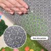 Forest Moss Shaped Anti-Dirt Plush Rug for Bedroom or Balcony