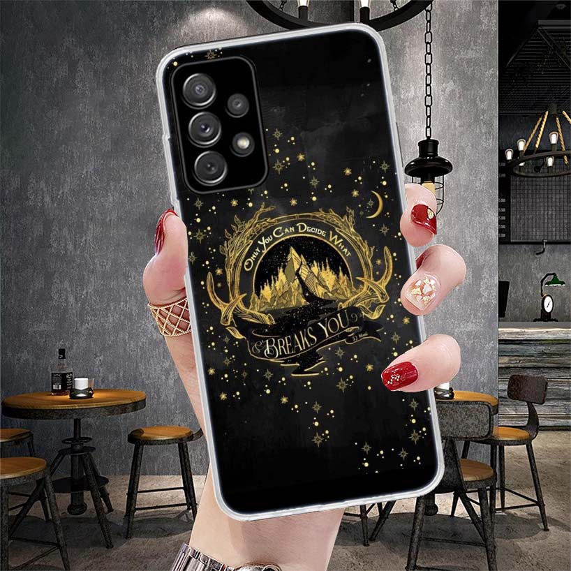 A Court of Mist Fury Sarah J Maas Soft Phone Case For Samsung Galaxy A13 A14 A15 A16 A17 A53 A54 A55 A56 A57 A33 A34 A35 A36 A37